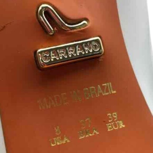 Carrano Black & White Stiletto Heels Womens Size 8 - Picture 8 of 8